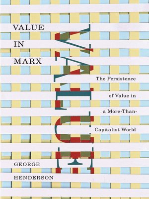cover image of Value in Marx